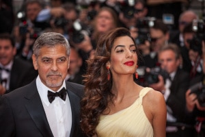 George Clooney et sa compagne